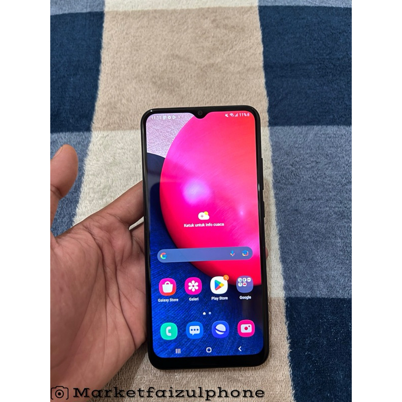 SAMSUNG GALAXY A02s 4/64 4G LTE HANDPHONE ANDROID SECOND MURAH