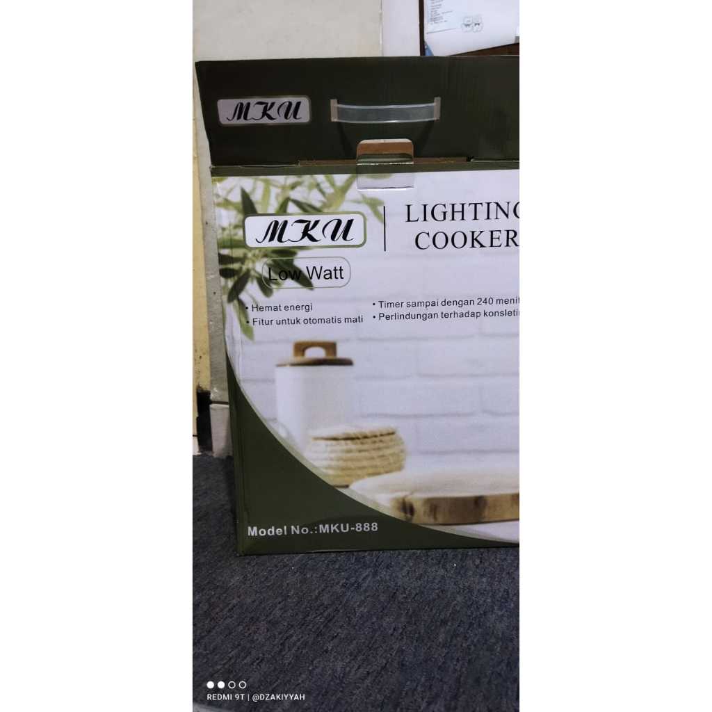 Lighting cooker / delightful cooking / kompor halogen / kompor listrik / kompor lampu / kompor MKU-8