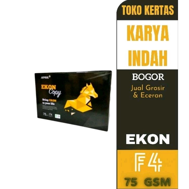 

Ay00! Ekon Copy Paper 75 GSM A4 F4 kertas HVS printing dan photocopy paper