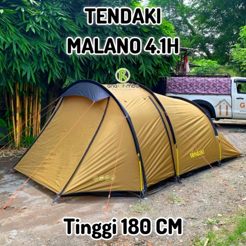 MALANO 4.1H TENDAKI TENDA DOME GLAMPING TINGGI 180 CM KAPASITAS 4 ORANG