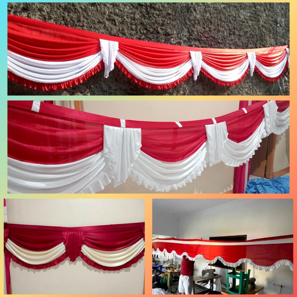 Rumbai Merah Putih | Rombe Agustusan | Rumbai Tenda