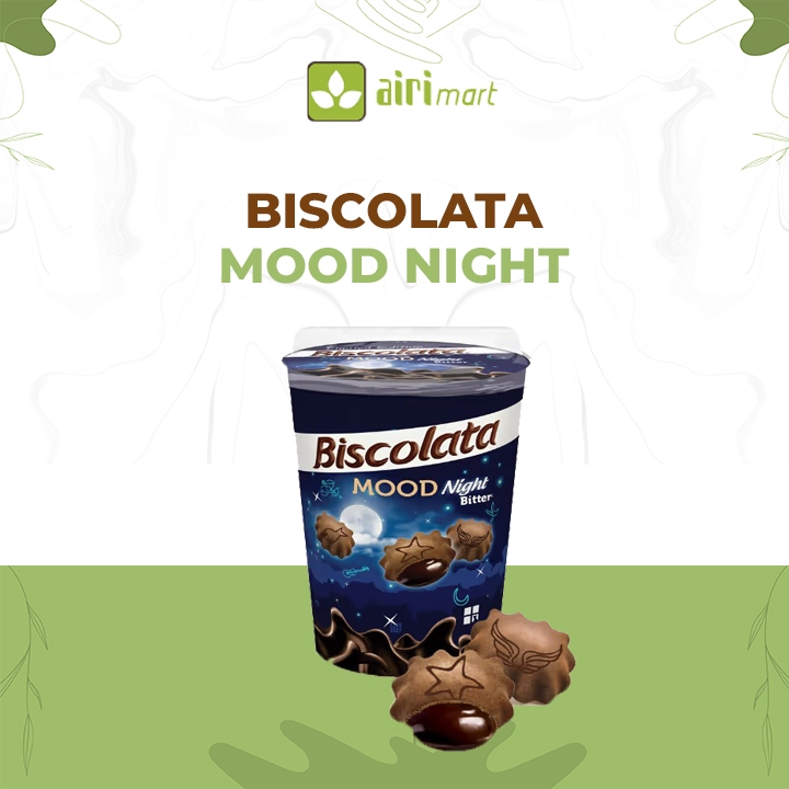 

Biscolata Mood night dark milk snack