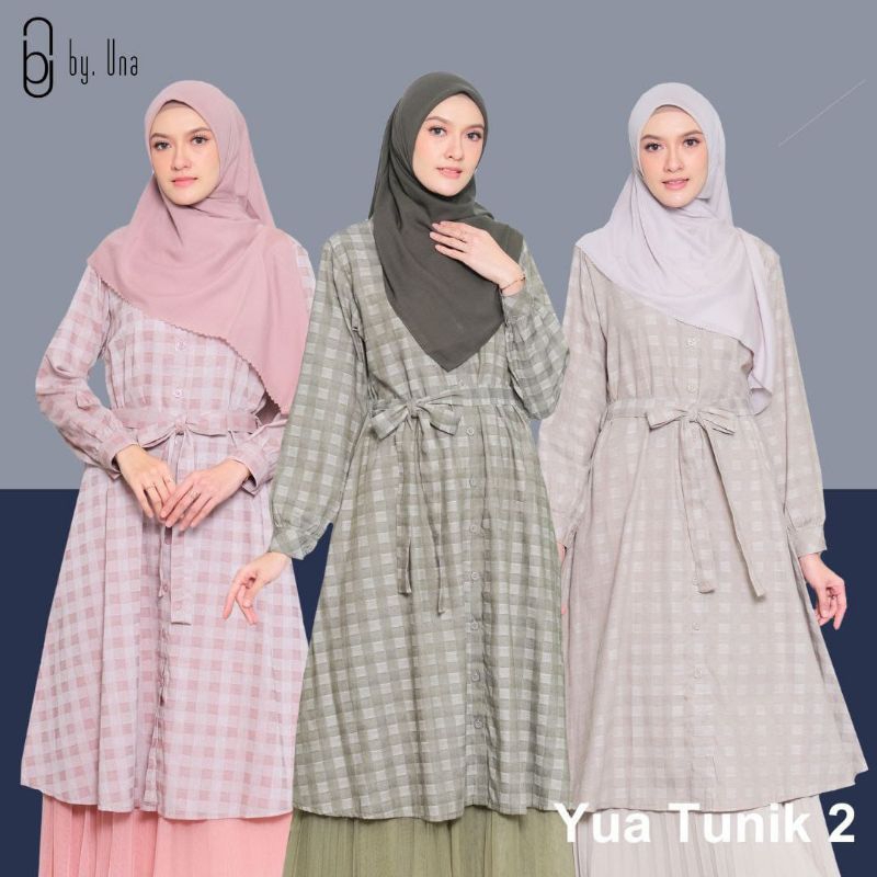 Tunik Wanita Dewasa By Una Blouse Atasan Cantik