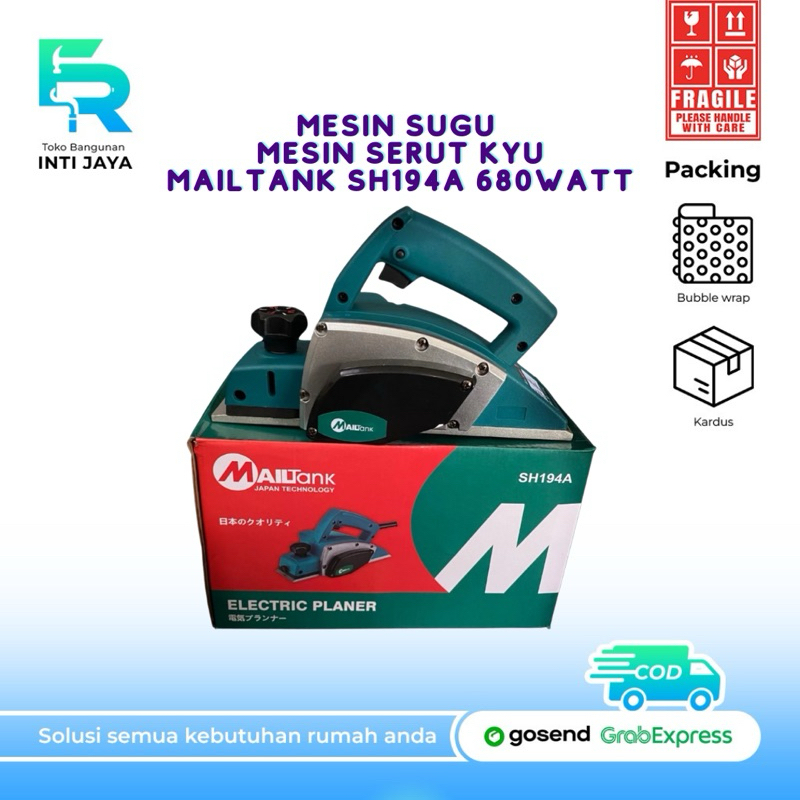 Mesin Serut Kayu Mailtank SH194A Electric Planner Mesin Ketam Elektrik Planer Mesin Ketam Sugu Pasah