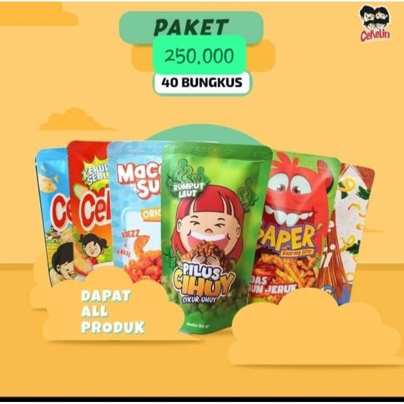 

Snack dengan variasi rasa terbaik 40 pcs