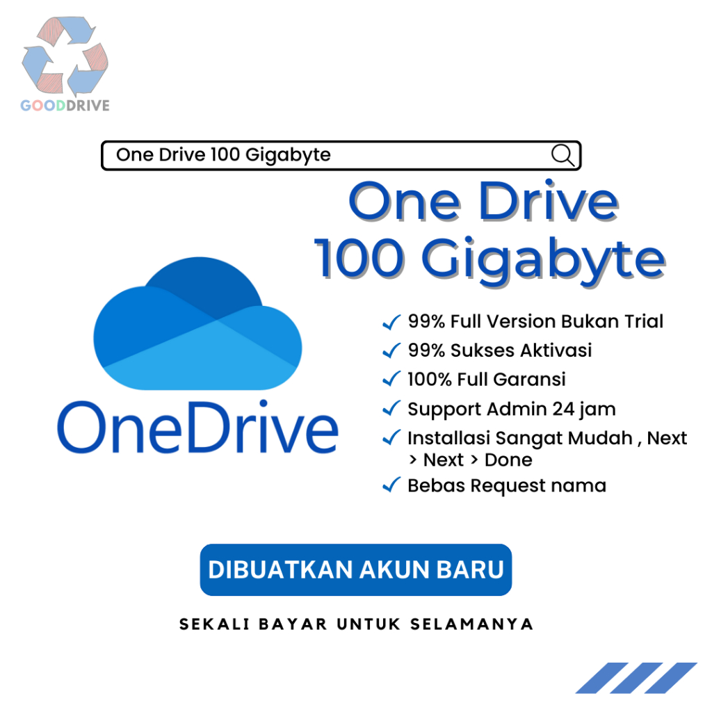 OneDrive 100GB Lifetime Account