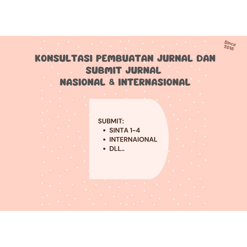 Jasa publikasi jurnal ilmiah Fastrack | Publish jurnal internasional / jurnal Sinta 1, Sinta 2, Sint