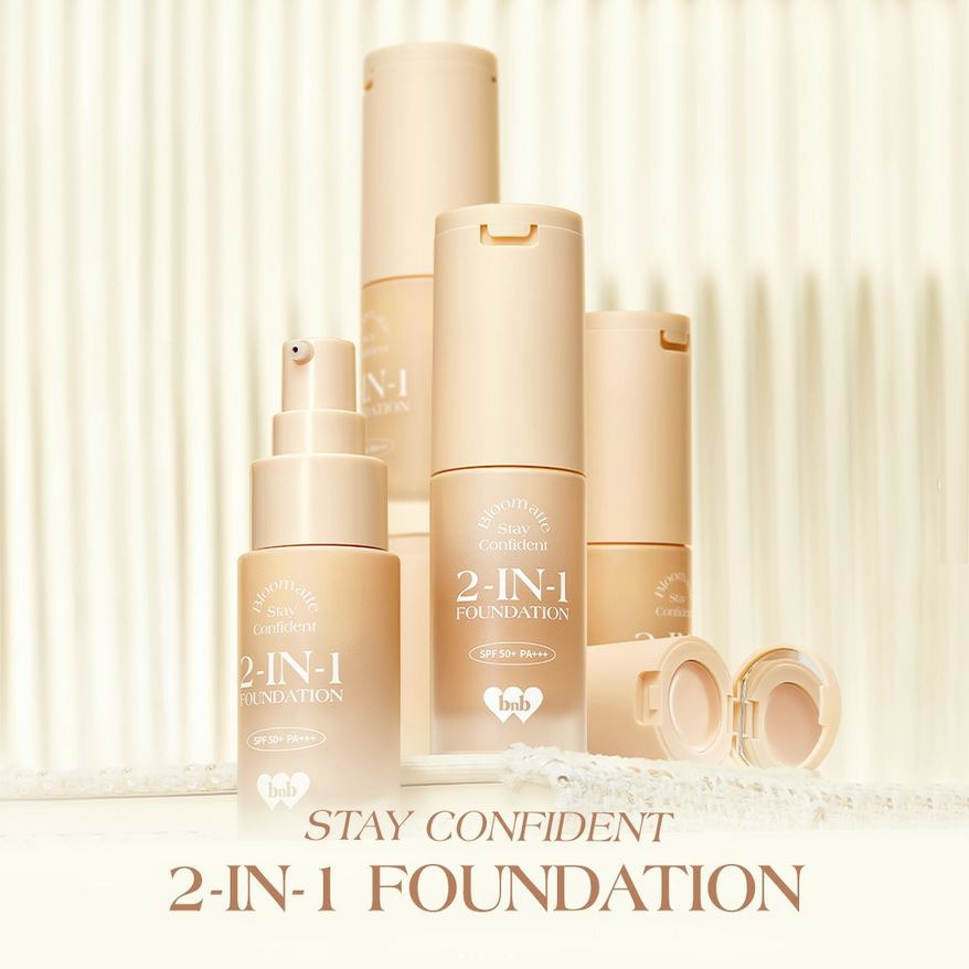BNB barenbliss Bloomatte Stay Confident 2-in-1 Foundation -Foundation Barenbliss Foundation Flawless