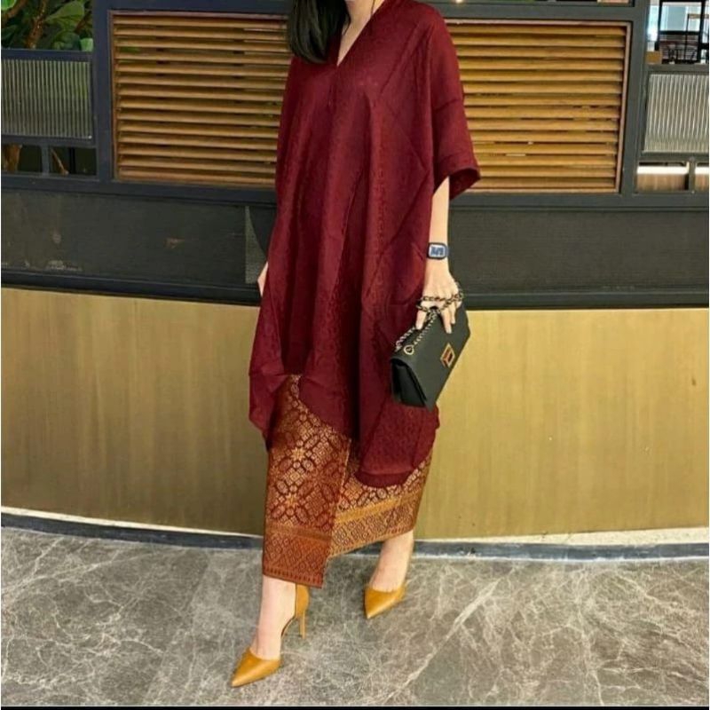 Blouse viscose sabrina/Kaftan tunik aruna
