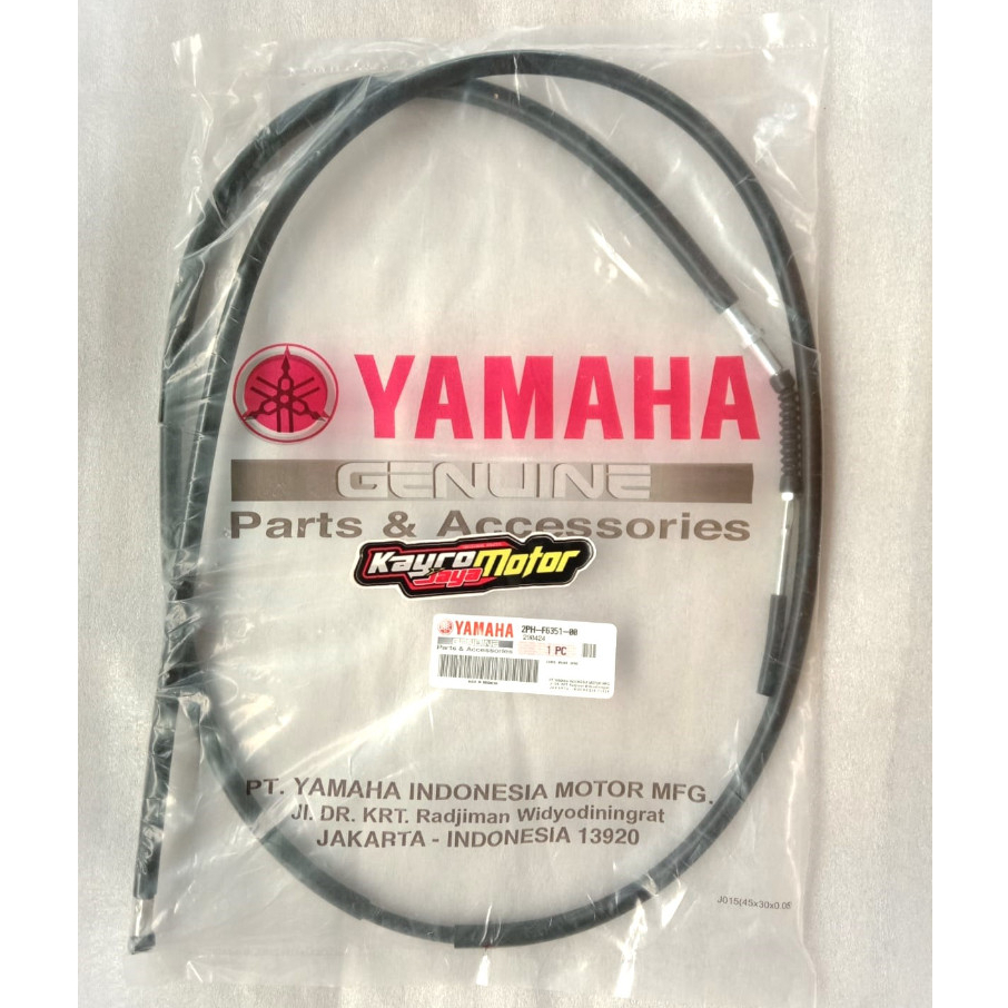 KABEL TALI REM BELAKANG MIO M3 MIO Z MIO J MIO SPORT SOUL GT 115 FINO 125 ASLI ORIGINAL YAMAHA 2PH-F