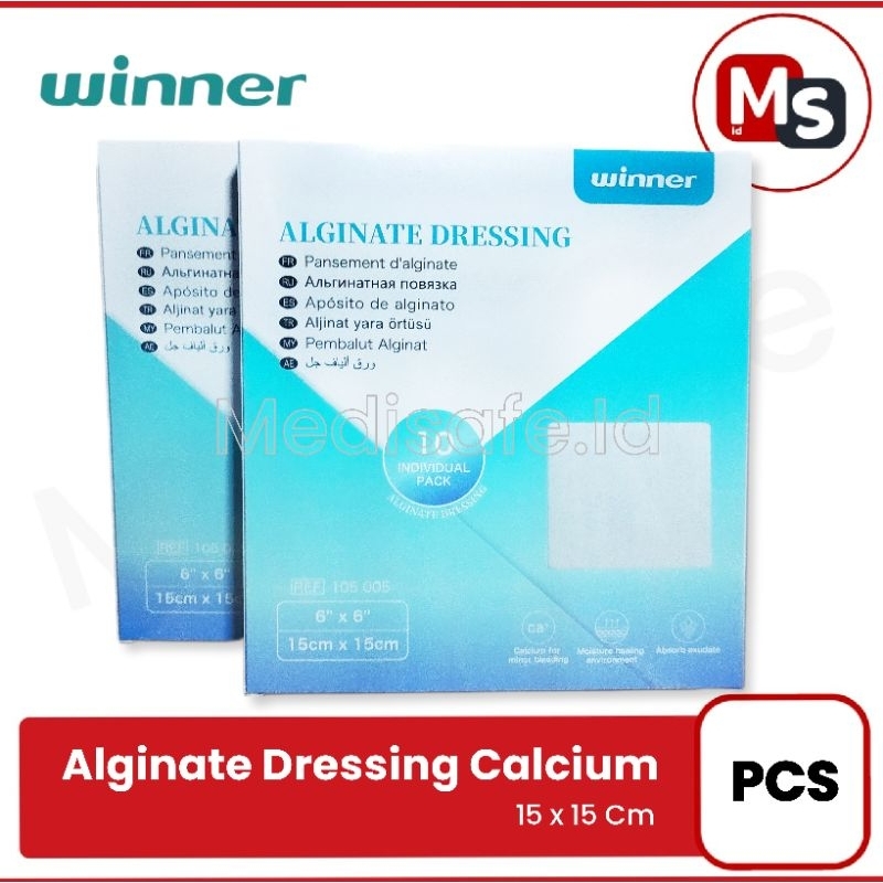Alginate Dressing Winner 15 x 15 Cm Calcium Alginate - Pcs