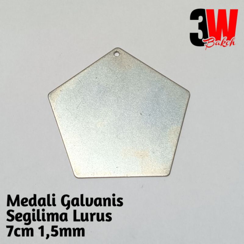 

MEDALI GALVANIS SEGILIMA LURUS 7CM/1,5MM