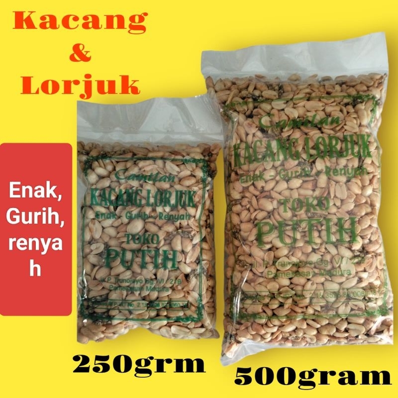 

Kacang Goreng Rasa Bawang / Kacang Goreng Lorjuk/ Kacang Lercet Khas MADURA