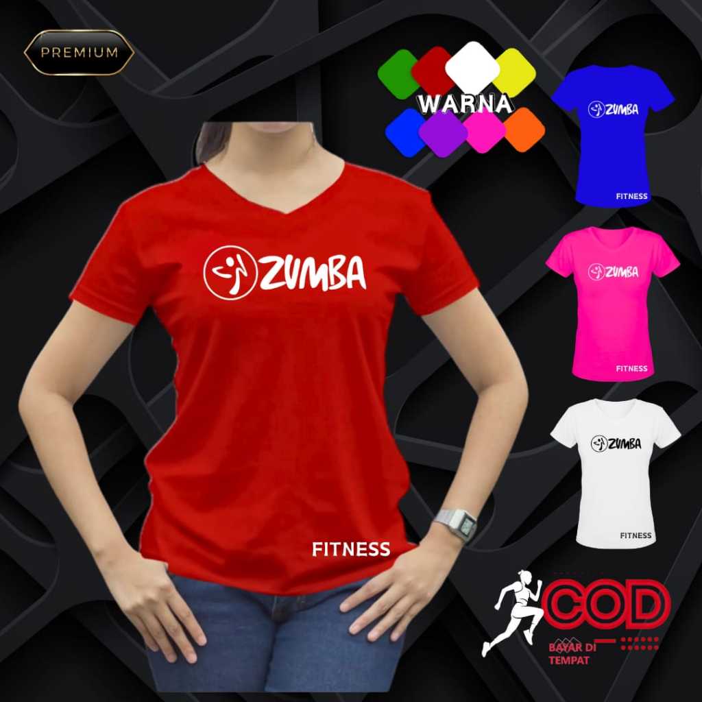 Atasan Olahraga cewek Baju senam aerobik fitnes zumba wanita muslimah