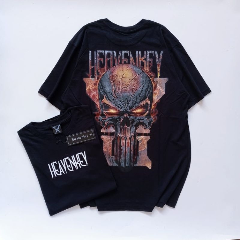 Kaos Musik Band Hardcore Metal Heavenkey Tshirt Pria Original Premium Distro Lengan Pendek