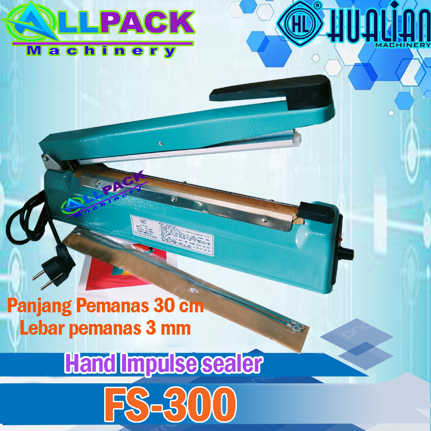 hand impulse sealer FS-300 Mesin sealer press plastik alumunium foil
