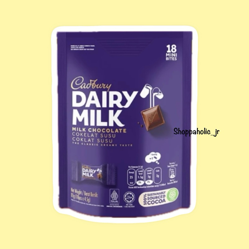 Cadbury Dairy Milk Mini isi 18