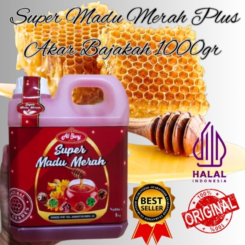 

Super Madu Merah Plus Akar Bajakah Nett 1kg