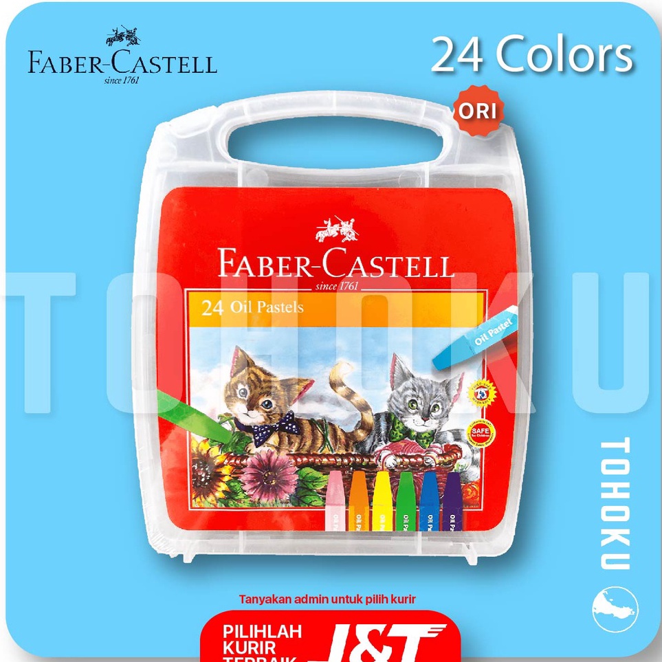 

KODE A86L Crayon Faber Castell Oil Pastel Hexagonal 24