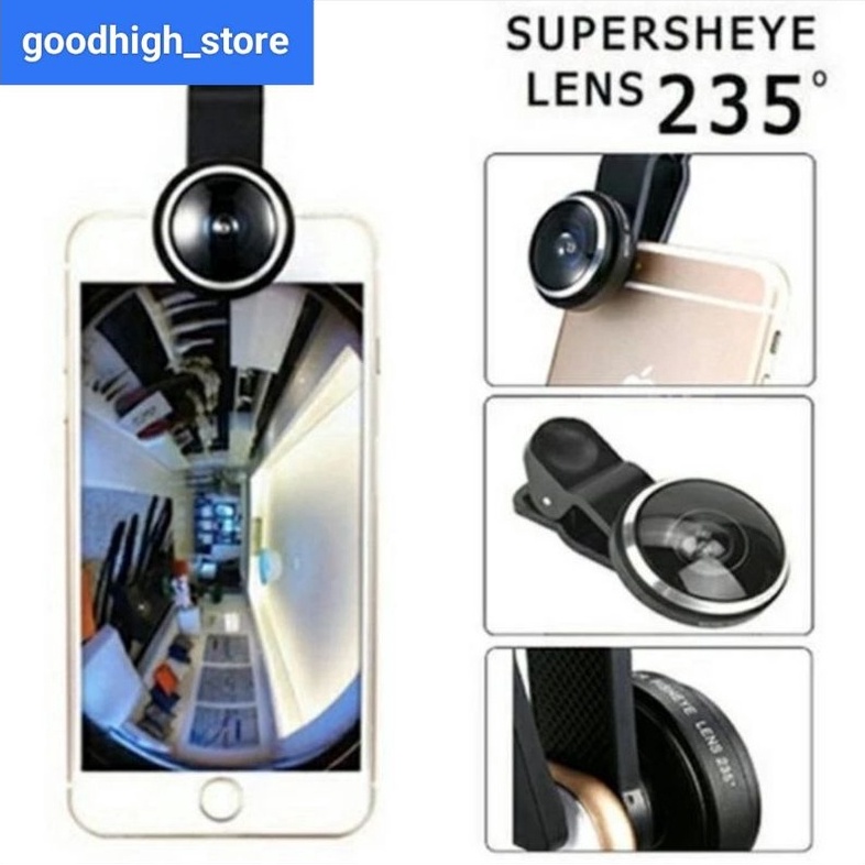 CUCI GUDANG Lensa Kamera New 235 ORIGINAL Bahan Aluminium Universal Hp