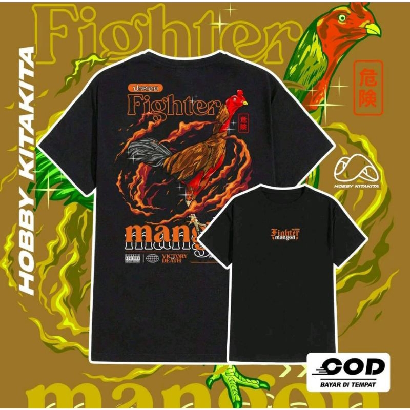 KAOS AYAM MANGON FIGHTER