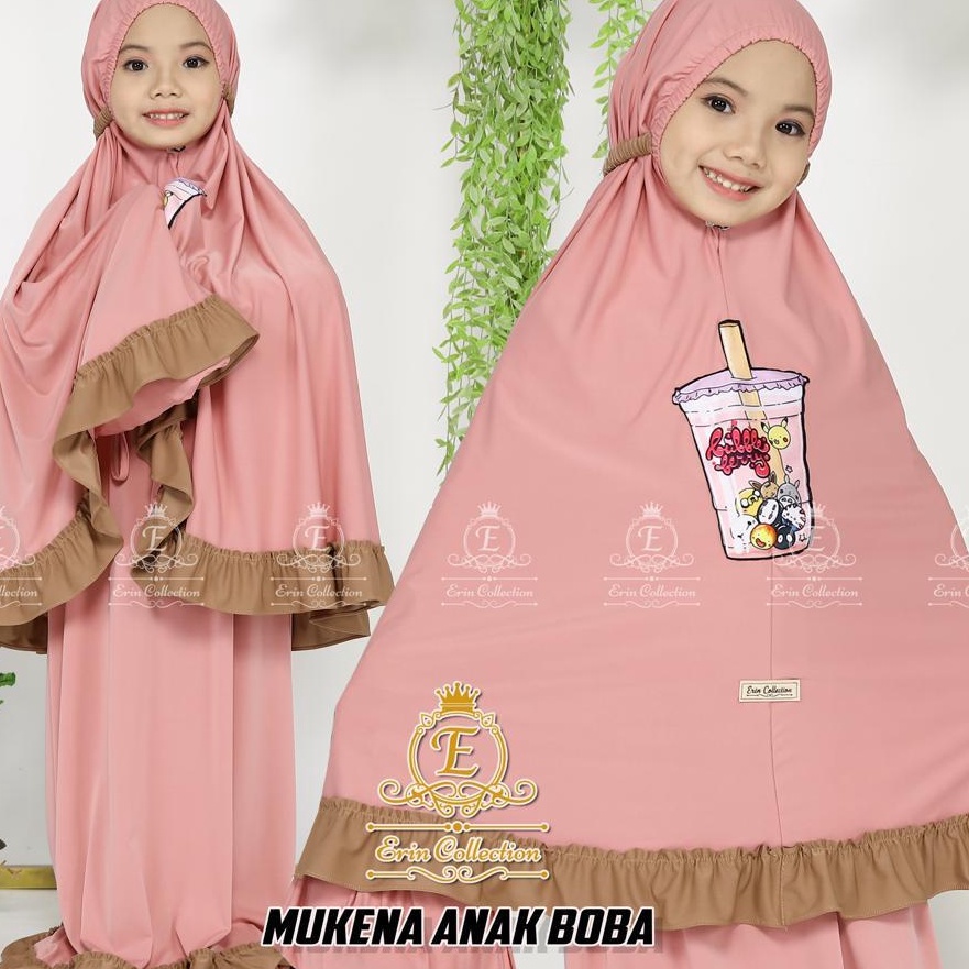 KP8 MUKENA ANAK KARAKTER BOBA  MUKENA ANAK BOBA
