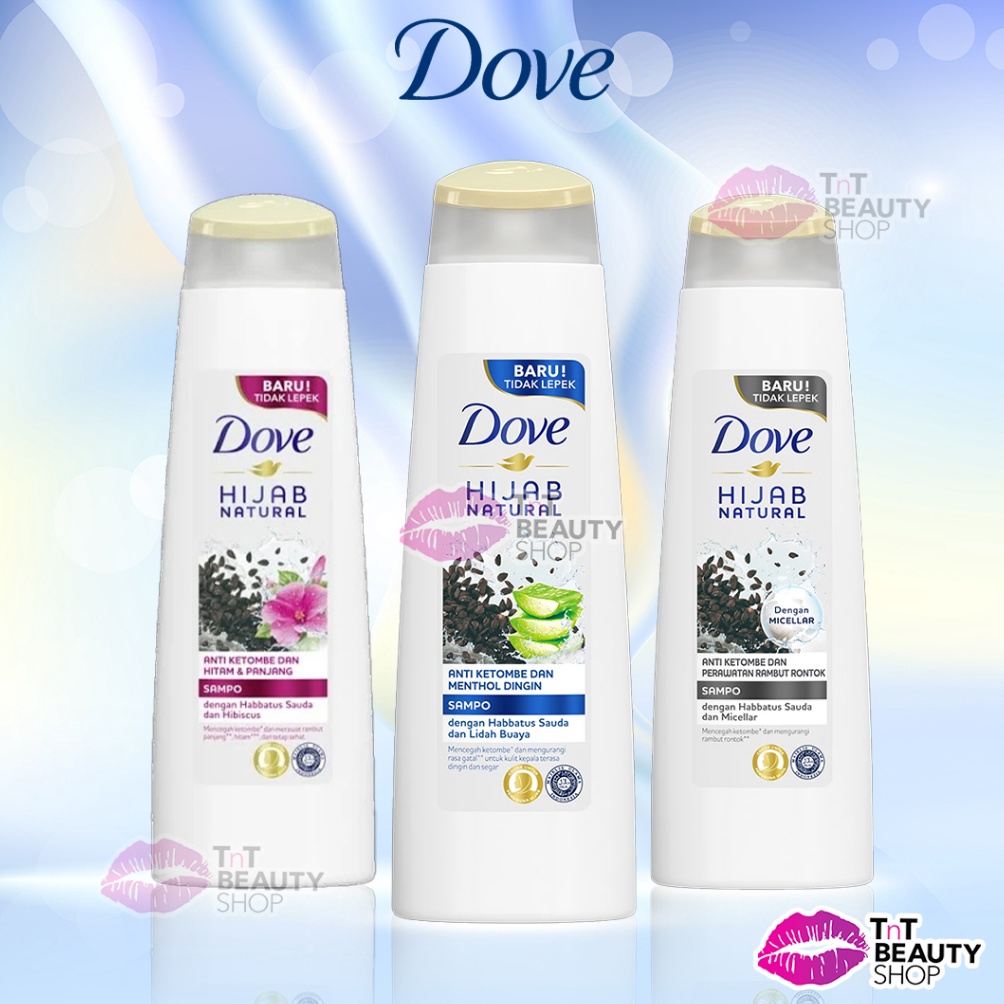 GROSIR Dove Shampoo Hijab Natural Anti Ketombe Rambut Hitam Panjang  Rambut Rontok  DOVE Serum Shamp