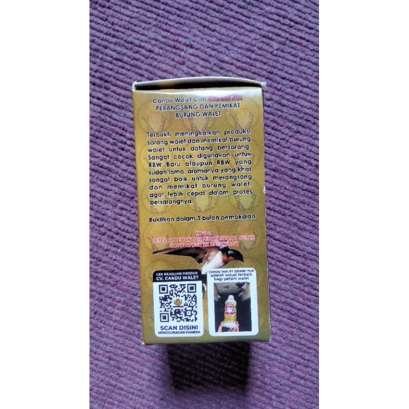 Candu Walet Cap Orang Tua 100ml Original