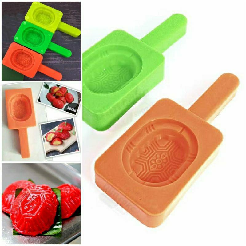 Cetakan Kue Basah Kue Thok Kura Kura Cetakan Kue Ku Tok Bahan Plastik