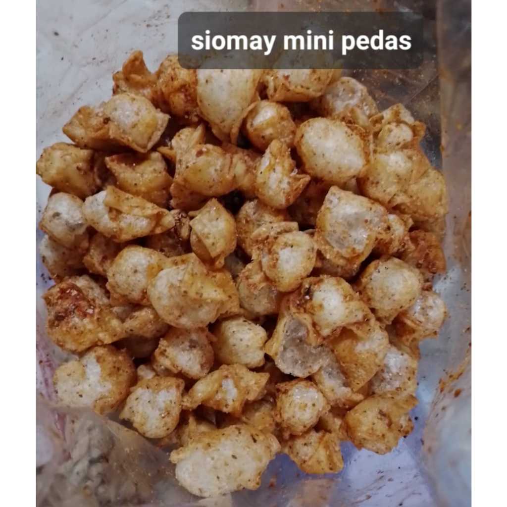 

Siomay mini kering Extra pedes daun jeruk 250 gram
