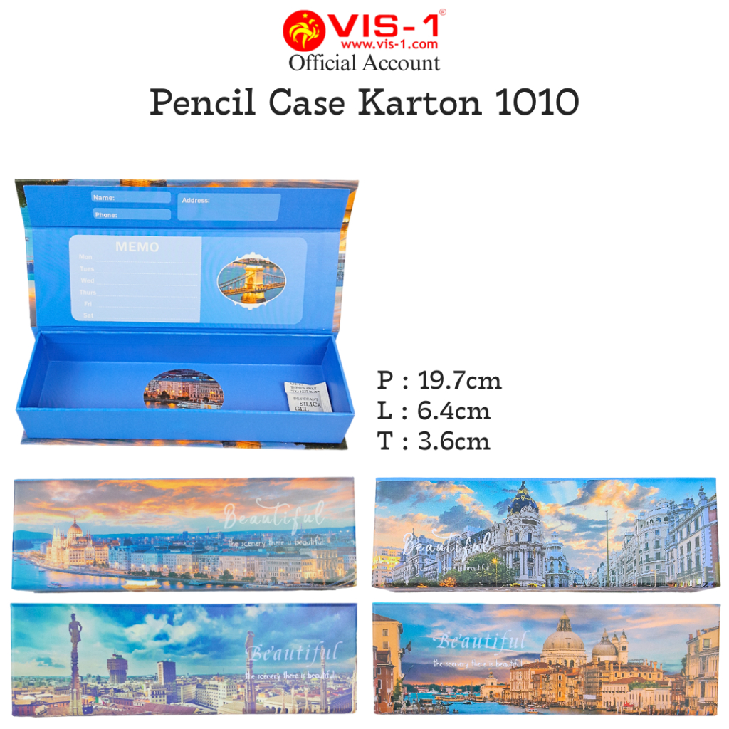 

Pencil Case VIS-1 1010 / Tempat Pensil Karton