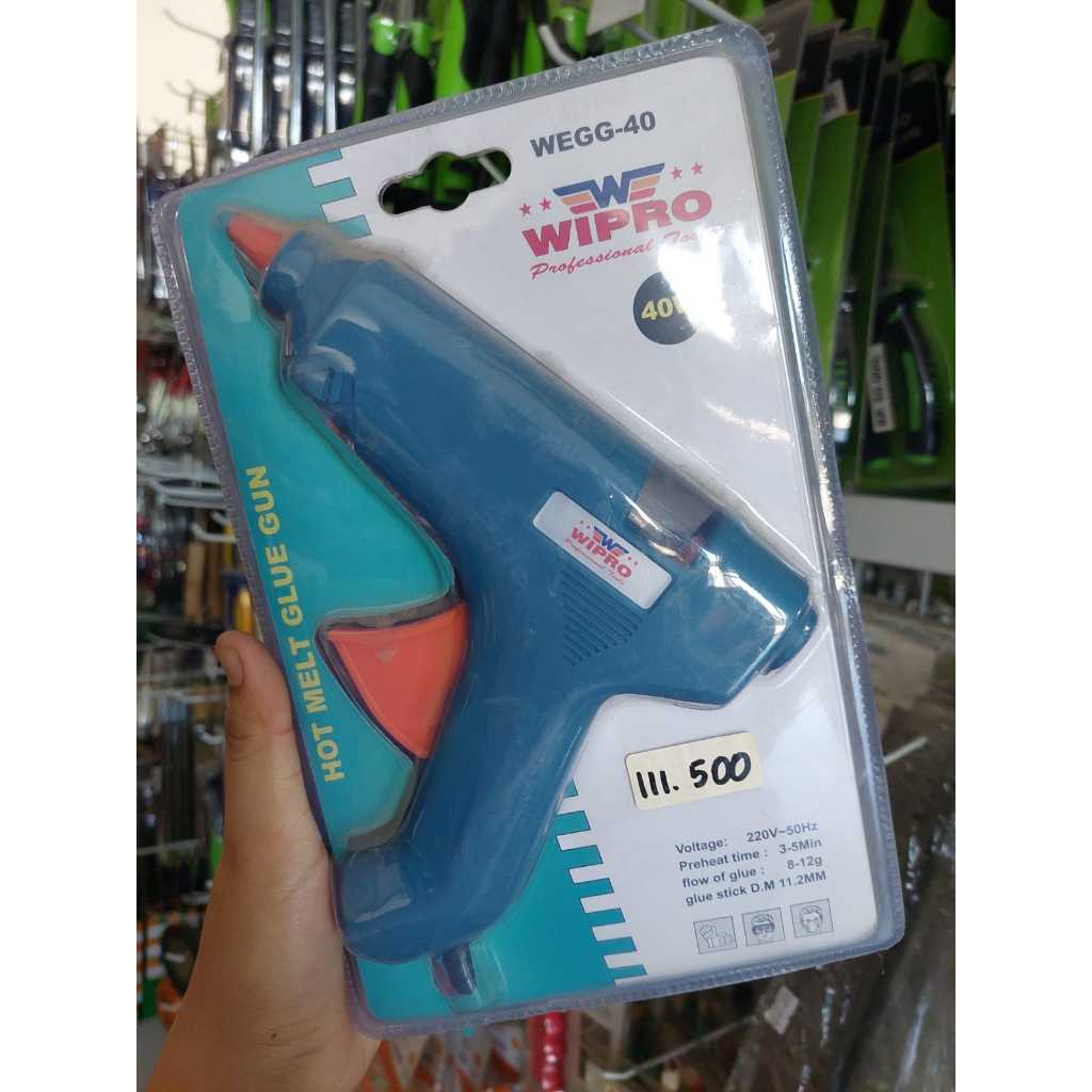 WIPRO Lem Tembak/ Lem Tembak/ Lem Tembak Besar/ Hot Melt Glue Gun/ Glue Stick/ Electric Glue Gun