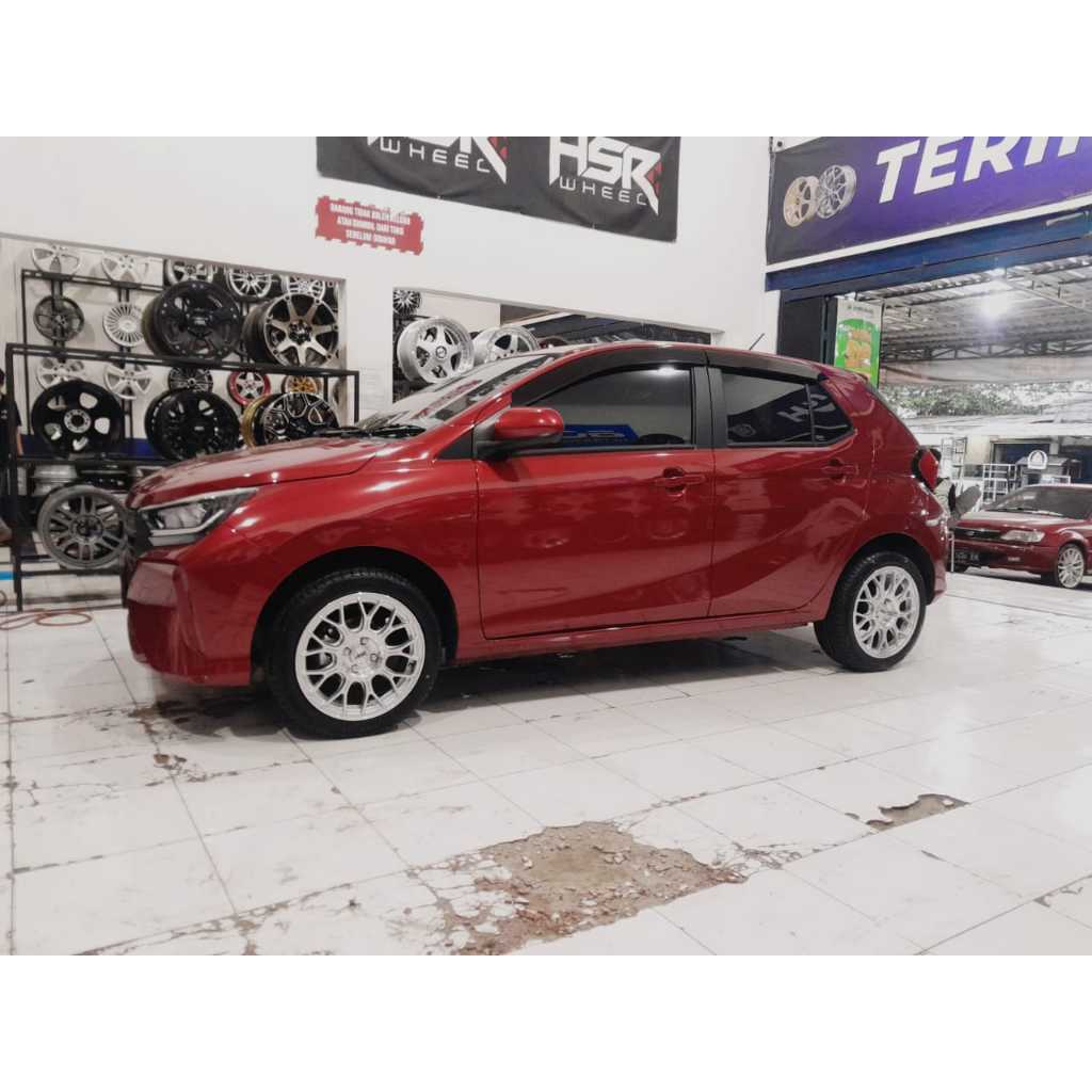 VELG RACING HSR RAI-S5 RING 16 PAKET GANTENG VELG PLUS BAN  MOBIL AYLA