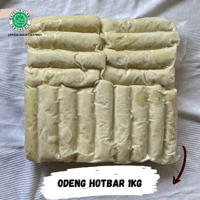 

1Kg ODENG Hotbar Kemasan 1kg, odeng otak-otak eomuk fishcake