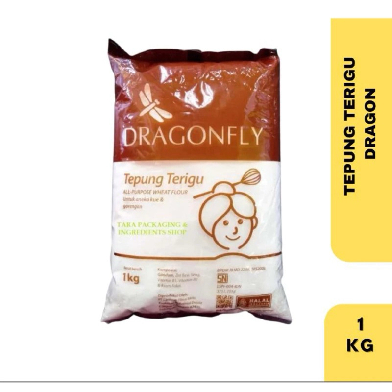 

Tepung terigu dragonfly 1 kg/tepung terigu murah/tepung terigu putih