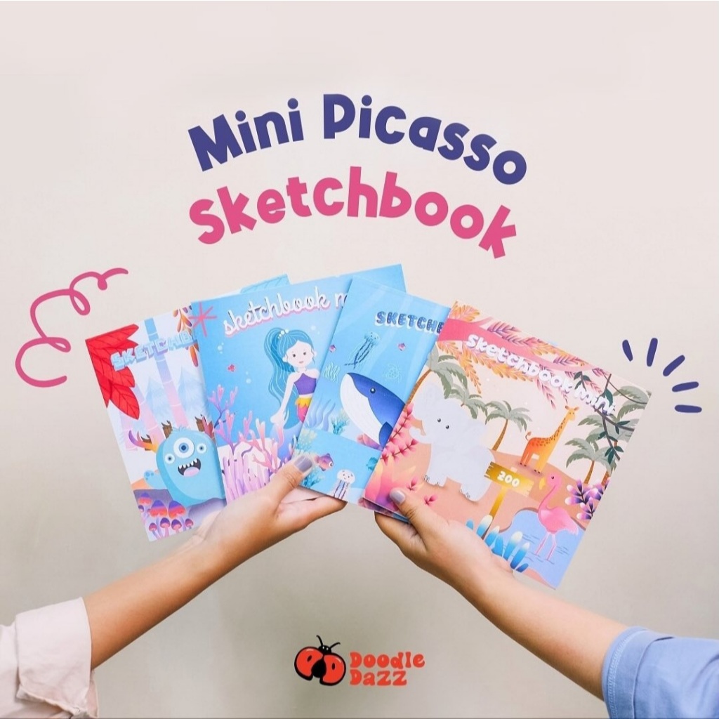 

Asaba Stationery- Doodle Dazz Buku Sketsa/Sketchbook Mini Picasso