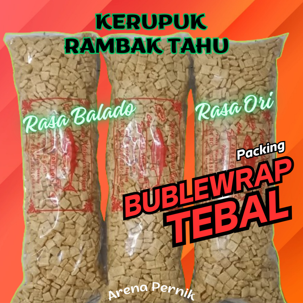 

Kerupuk Tongkol - Rambak Tahu 1 bal Camilan Medan Original Balado Pedas - Stik Tongkol - Manggar - Viral