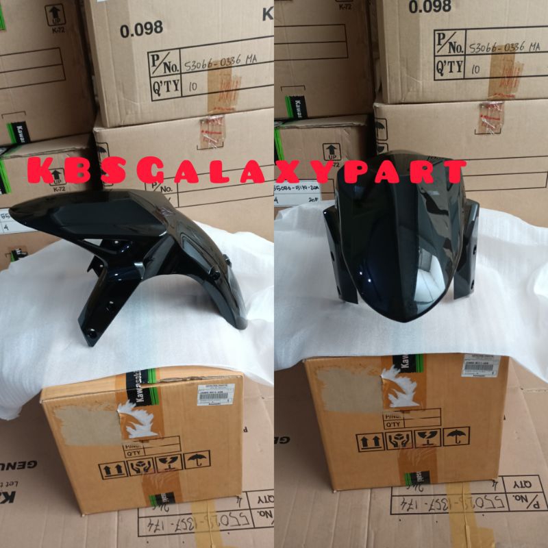 SPAKBOR DEPAN KAWASAKI VERSYS650 VERSYS 650 HITAM ORIGINAL