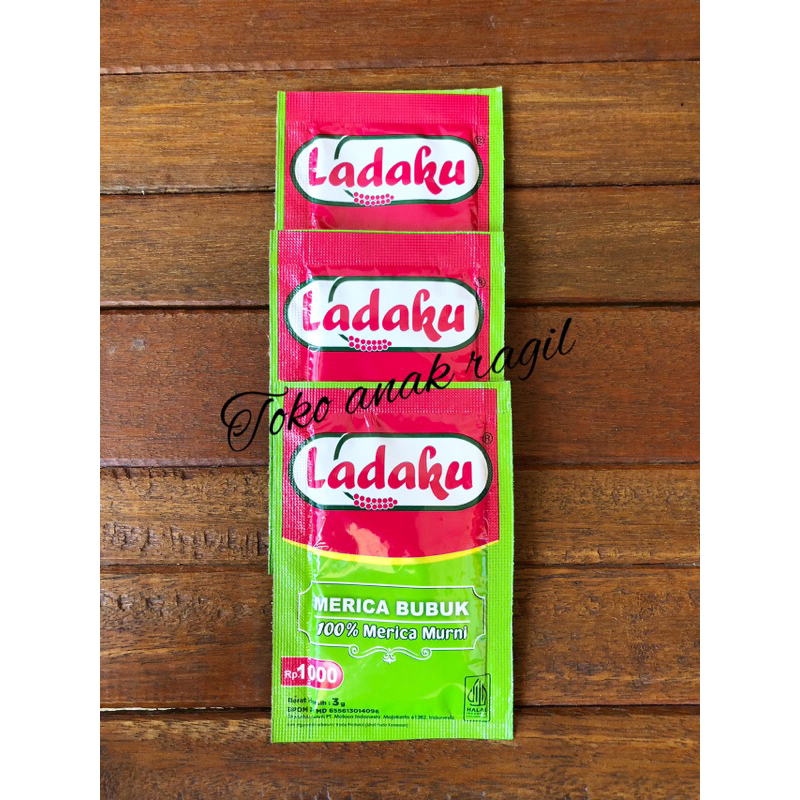 

Ladaku merica bubuk 1 renceng isi 12 sachet
