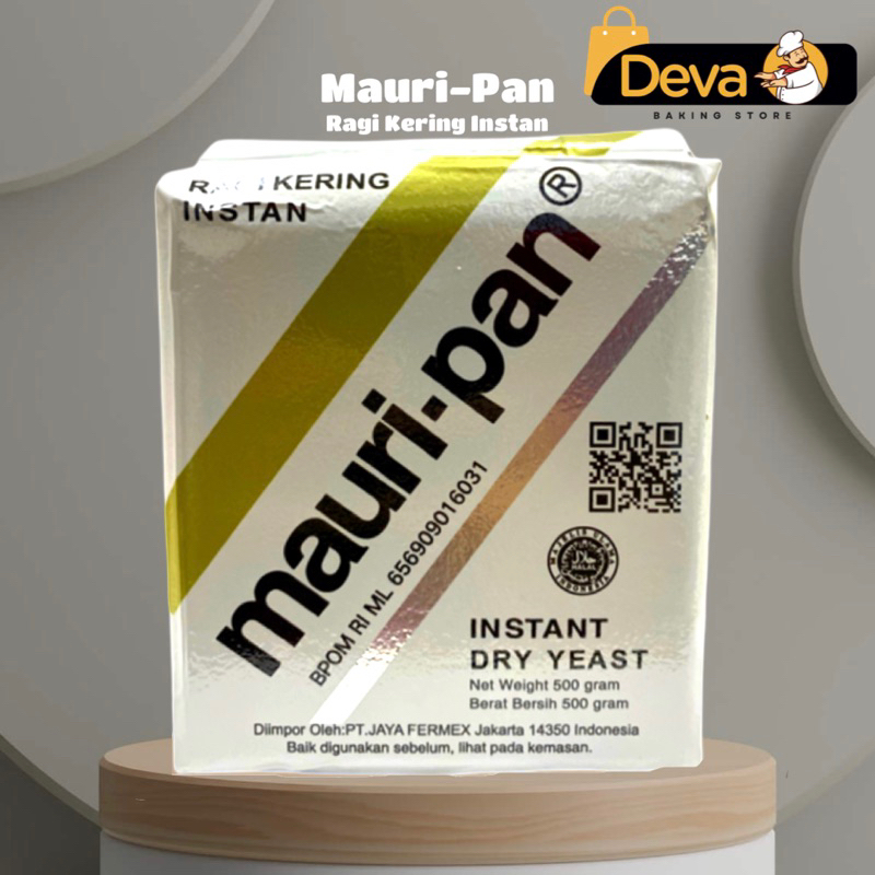 

Mauri-pan Instant Dry Yeast - Mauripan Ragi Kering Instan 500gr