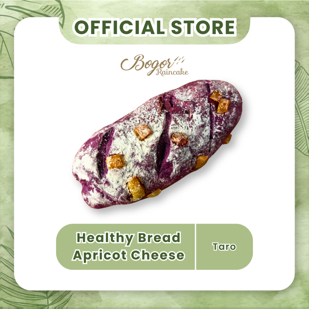 

Healthy Bread Apricot Cheese - Taro - Roti Sourdough Bogor Raincake