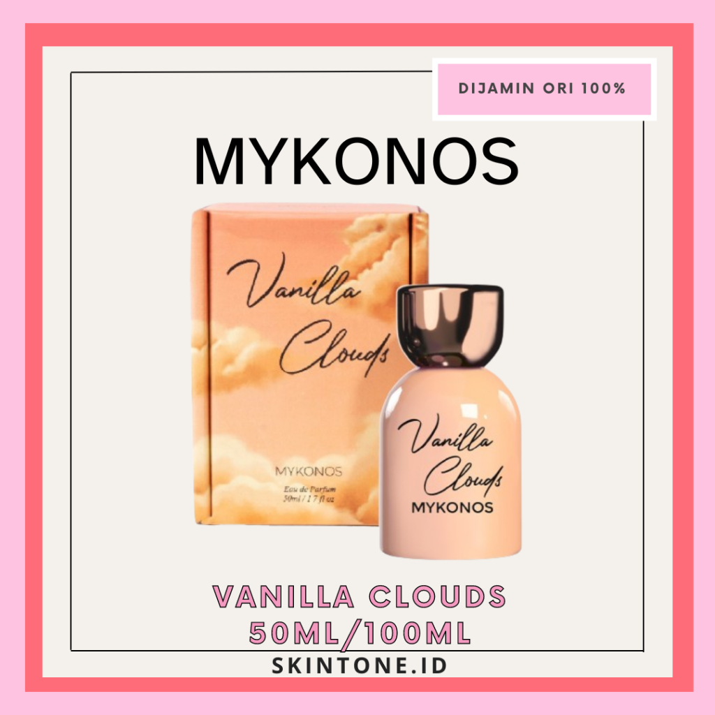 MYKONOS Vanilla Clouds EDP 50ml / 100ml Extrait De Parfum Perfume Unisex Eau de Parfume Vanila
