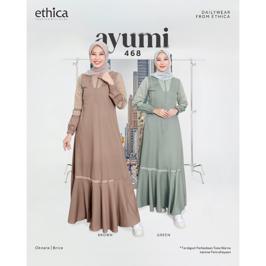 Ethica Gamis Terbaru Ayumi 468 Simple Elegan