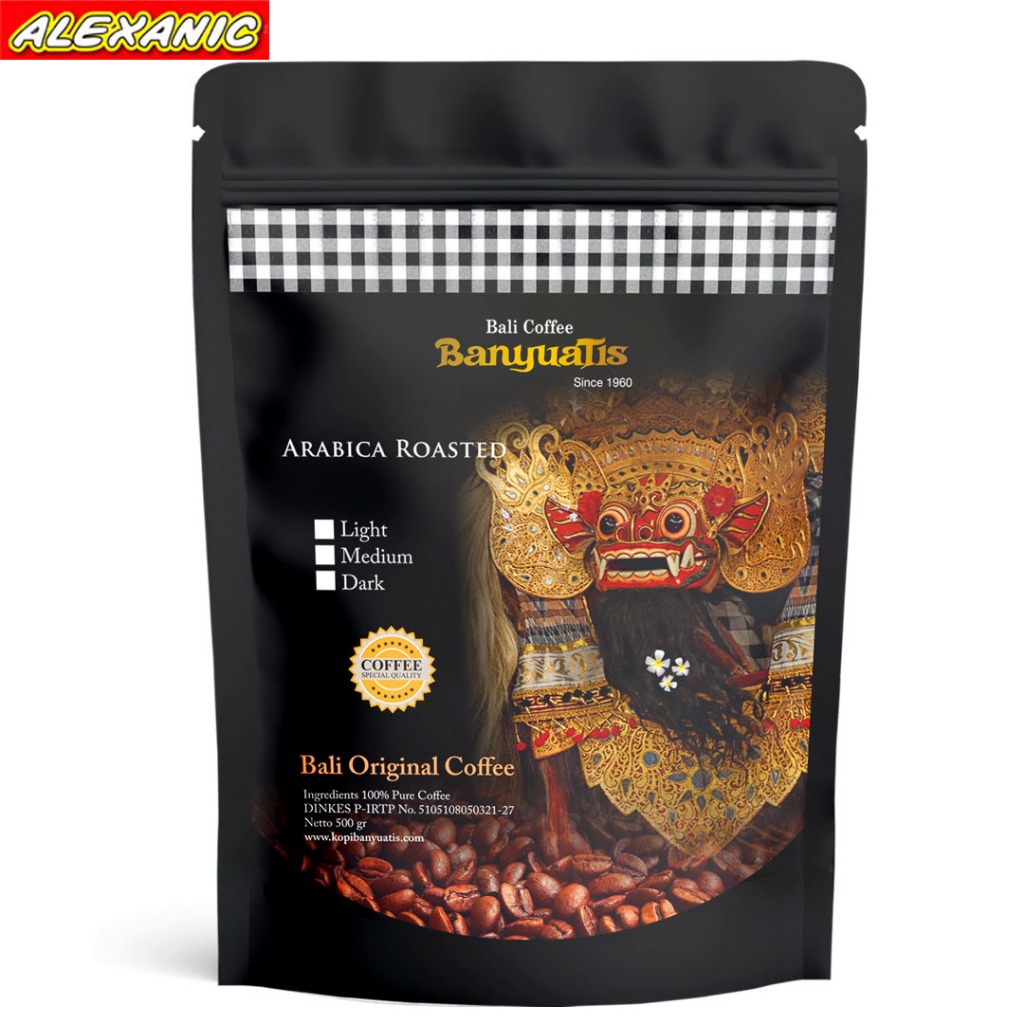 

Kopi Banyuatis Barong Arabica Biji Kopi Roasted 500 gr cocok untuk mesin kopi