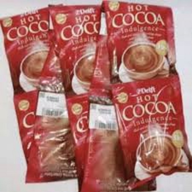 

Delfi Hot Cocoa Indulgence Sachet Minuman Coklat 1 Renceng isi 10 Pcs 25gram