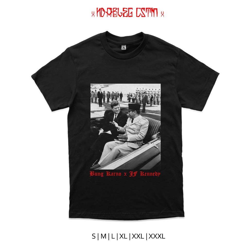 TSHIRT JOHN F KENNEDY combed 24s