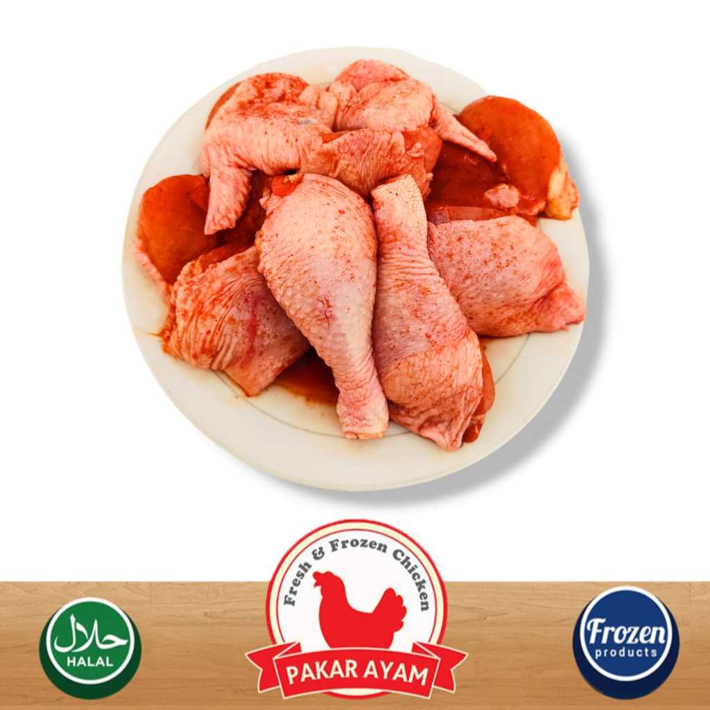 

Ayam Bumbu Marinasi Potong 9 / Ayam Bumbu Fried Chicken / Ayam Bumbu Siap Masak