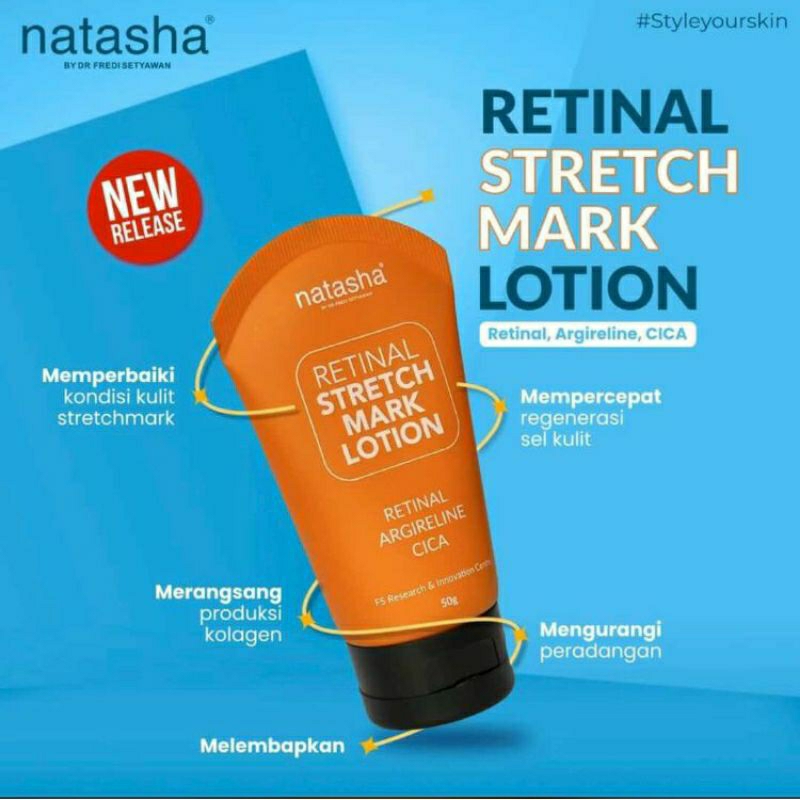 RETINAL STRETCH MARK LOTION / KRIM STRETCH MARK / NATASHA / LOTION