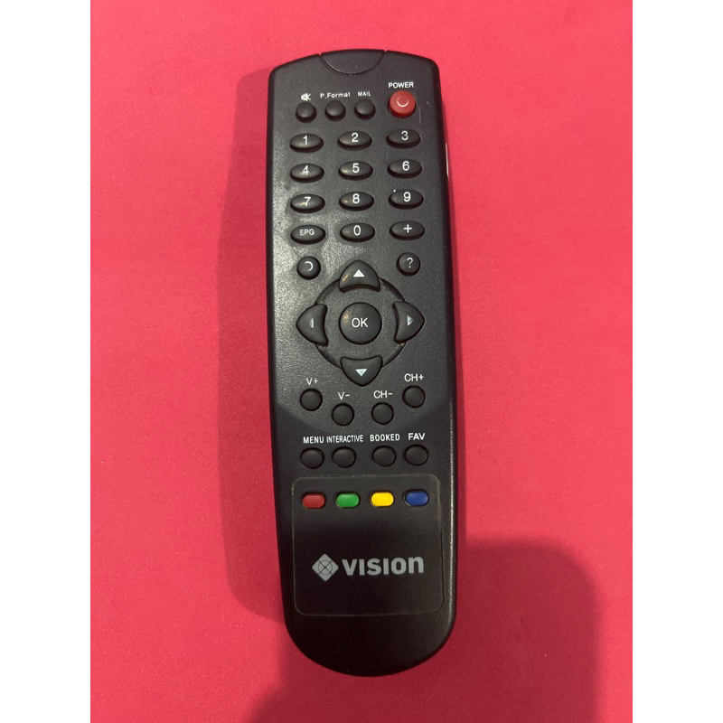 REMOTE REMOT RECEIVER TOP TV INDOVISION ORIGINAL ASLI KODE 02