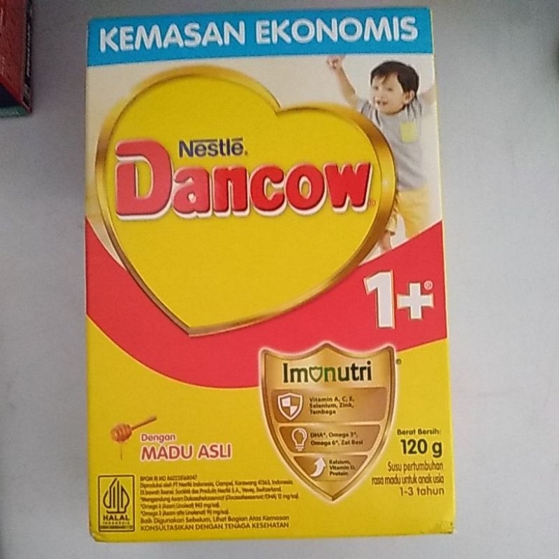 

susu bubuk DANCOW 1+ madu asli. 120g